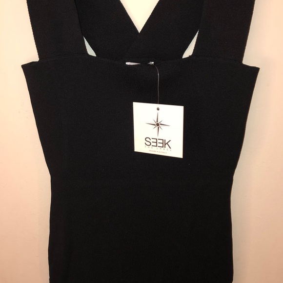 NWT Black Seek the Label (LF) Bodycon Dress